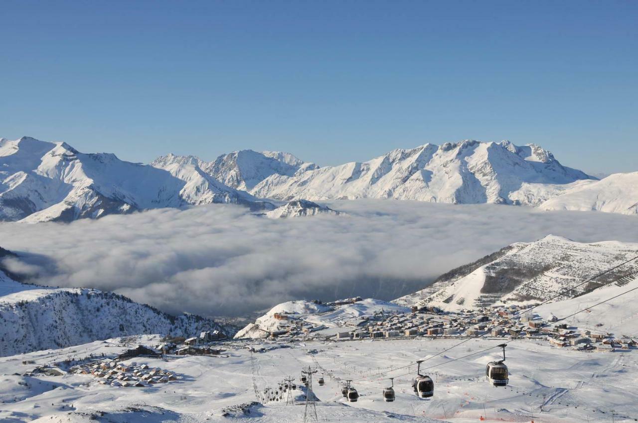 Appartements Le Soleil Huez Buitenkant foto